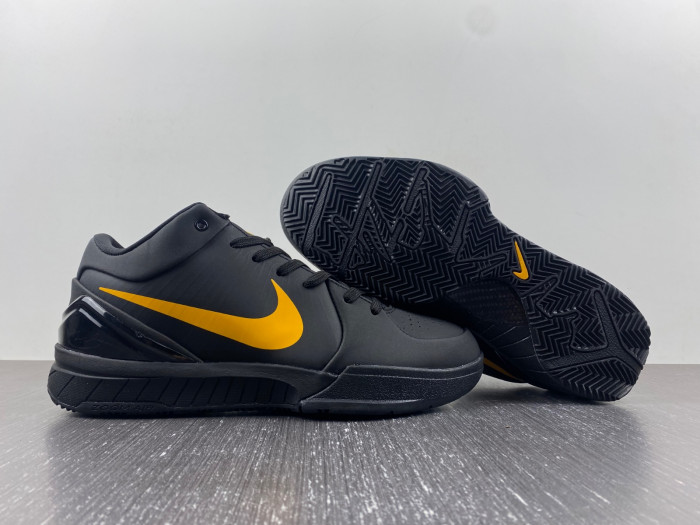 nike kobe 4 protro black university gold fq3544-001
