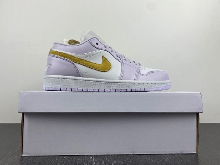 air jordan 1 low wmns purple yellow dc0774-501