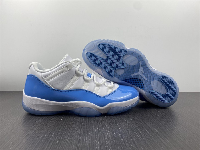 air jordan 11 low unc university blue 528895-106