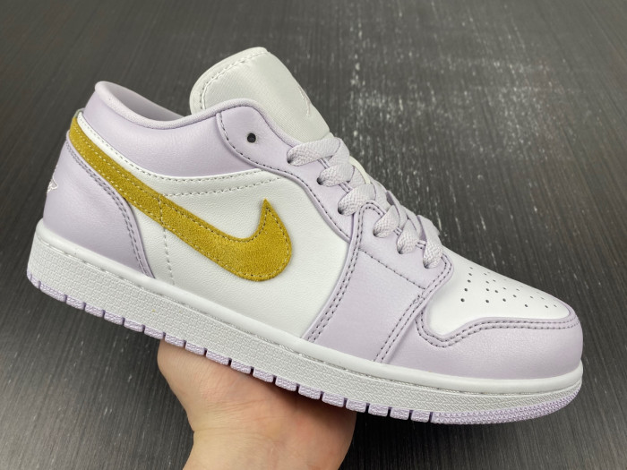 air jordan 1 low wmns purple yellow dc0774-501