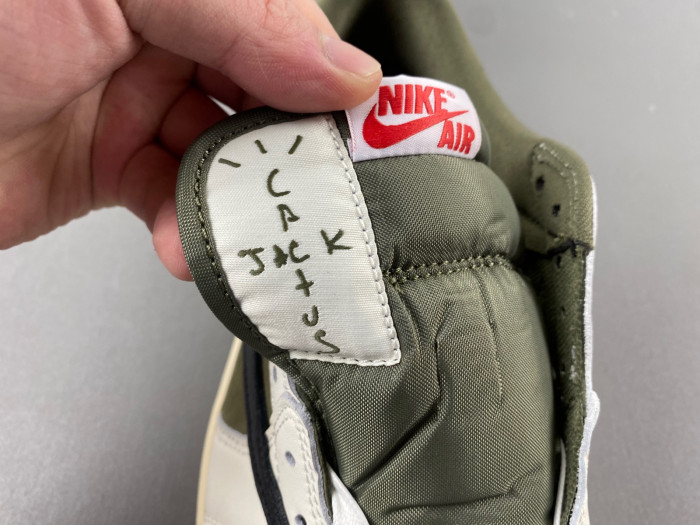 travis scott x air jordan 1 low og medium olive dm7866-200