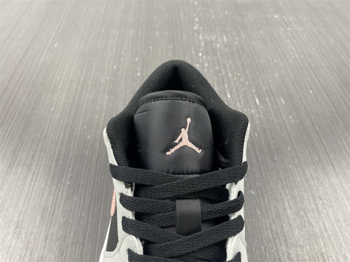 air jordan 1 low white grey black pink 553558-062