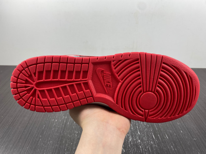 nike dunk low "white/black/red" fd9762-061
