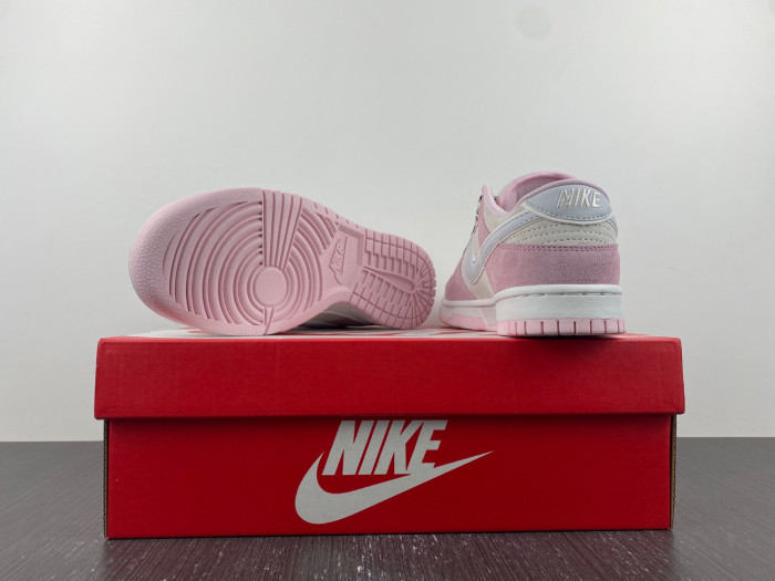 nike dunk low lx "pink foam" dv3054-600