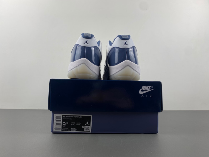 air jordan 11 low "diffused blue" fv5104-104