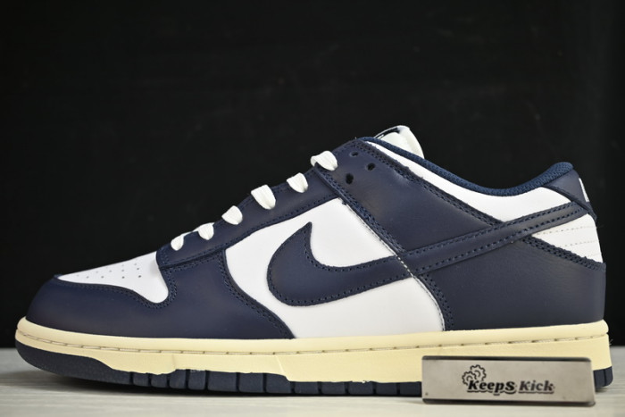 nike dunk low vintage navy dd1503-115
