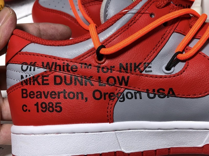 off white x dunk low 