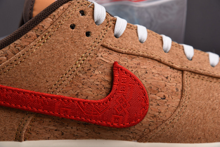 clot x nike dunk low "cork" fn0317-121