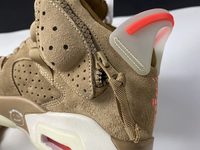 travis scott air jordan 6 british khaki dh0690-200