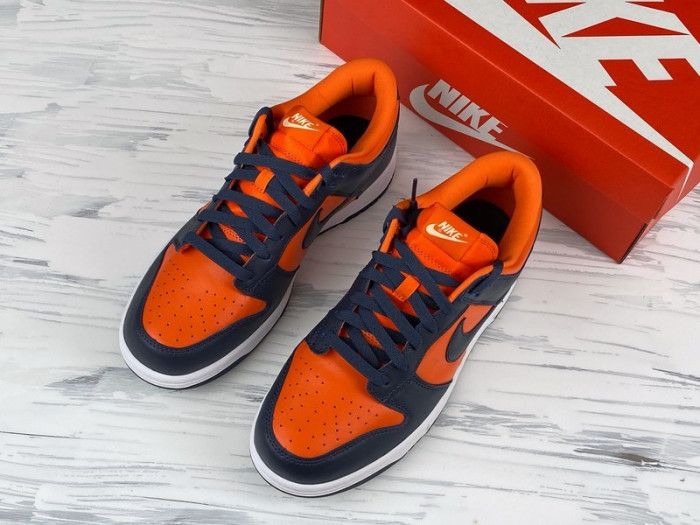 nike dunk low sp champ colors university orange marine cu1727-800