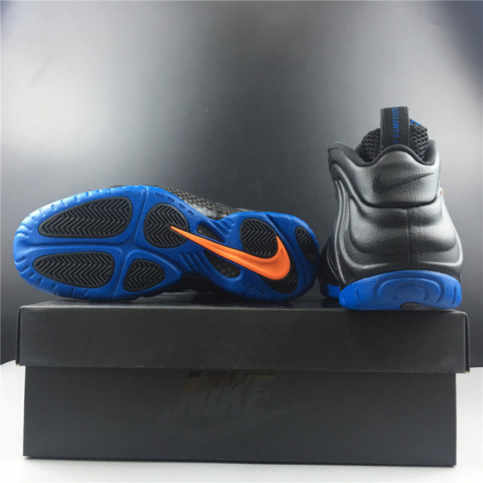 nike air foamposite pro "knicks" (black) - 624041-010