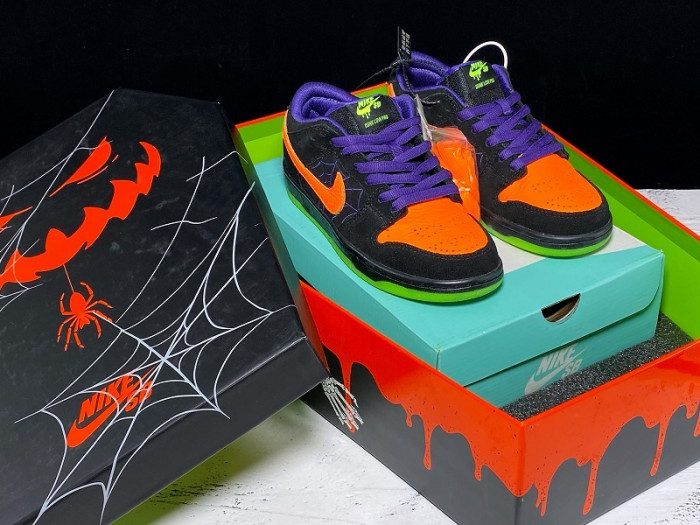 nike sb dunk low night of mischief halloween shoes bq6817-006