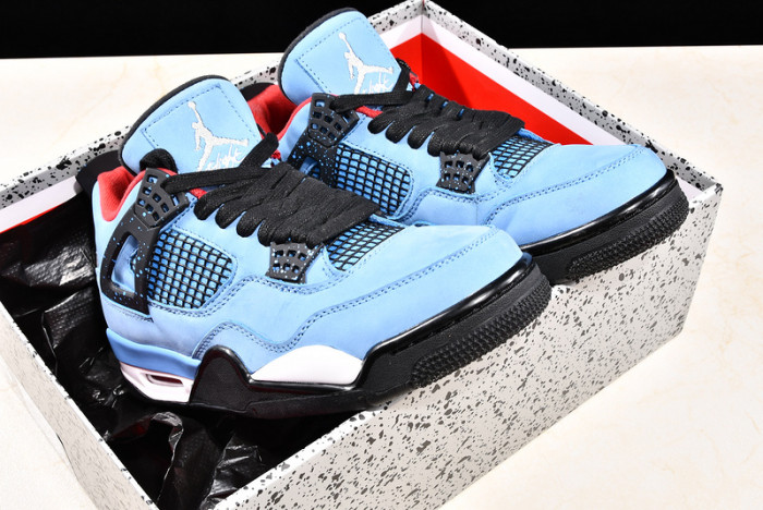 air jordan 4 retro "travis scott - cactus jack" - 308497 406