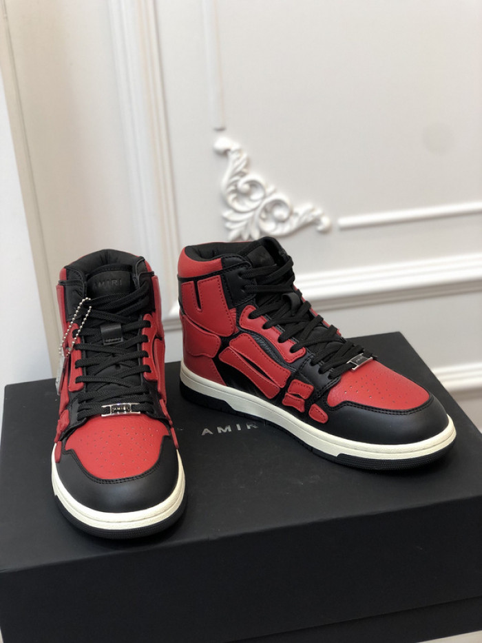 amiri* skel leather sneakers