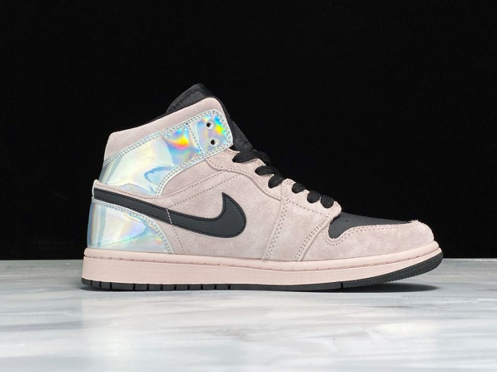 air jordan 1 mid wmns iridescent bq6472-602