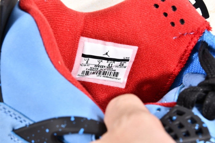 air jordan 4 retro "travis scott - cactus jack" - 308497 406