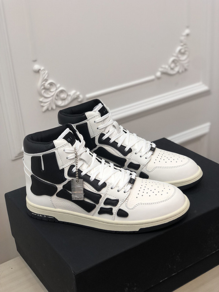 amiri* skel leather sneakers