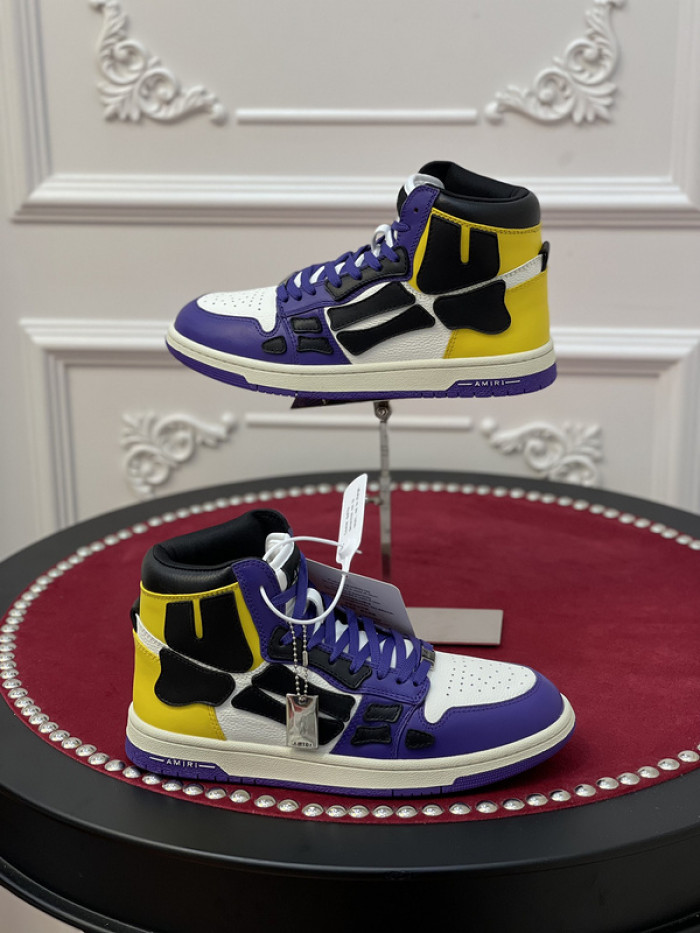 amiri* skel leather sneakers