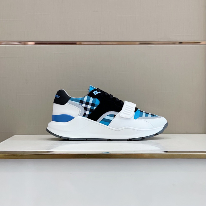 Bur*berry Vintage Check, Leather and Mesh Sneakers