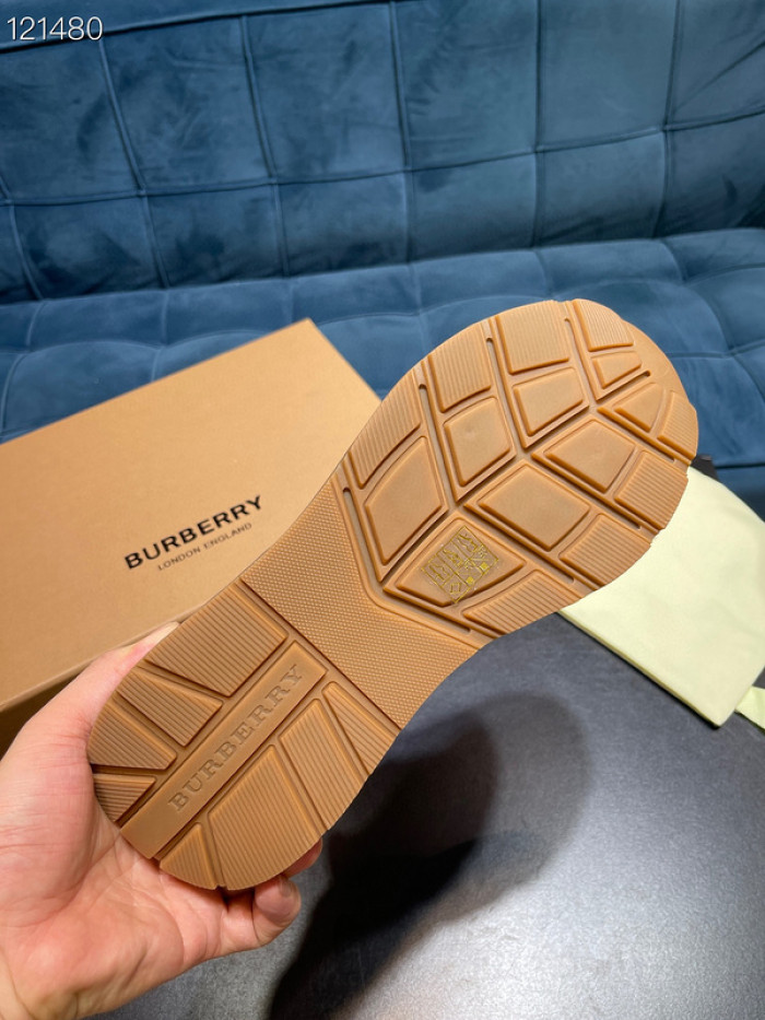 Bur*berry Vintage Check, Leather and Mesh Sneakers