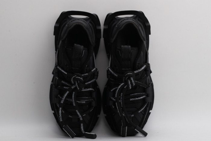 mixed-material space sneakers