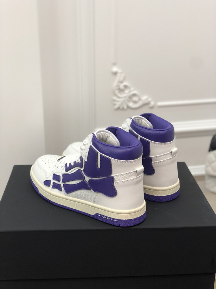 amiri* skel leather sneakers