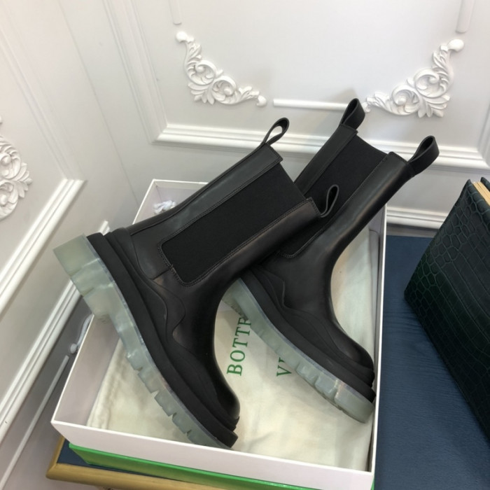 Botteg*Venta Tire Leather Ankle boots