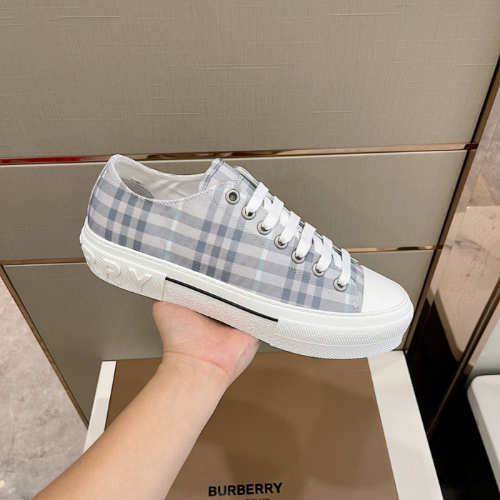 Bur*berry Vintage Check Cotton Sneakers
