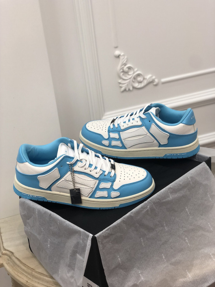 amiri* skel leather sneakers