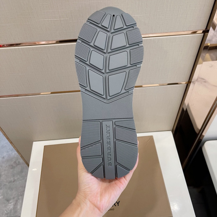 Bur*berry Vintage Check, Leather and Mesh Sneakers