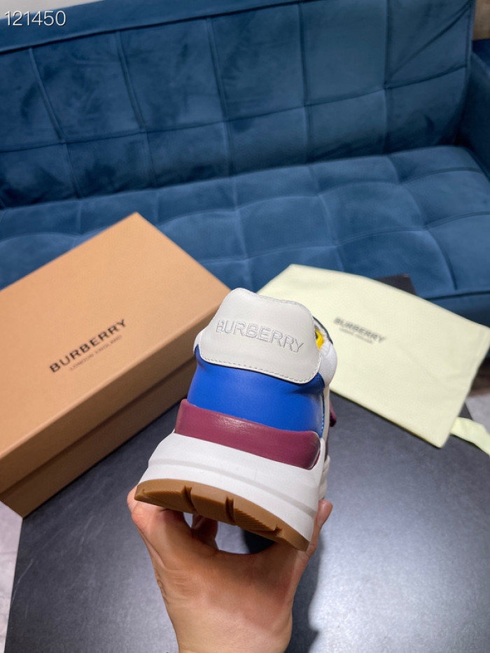 Bur*berry Vintage Check, Leather and Mesh Sneakers