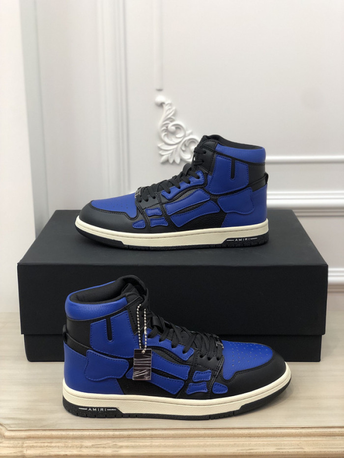 amiri* skel leather sneakers