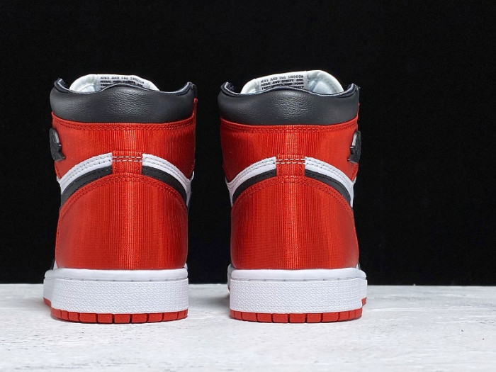 air jordan 1 high og "satin black toe" - cd0461-016