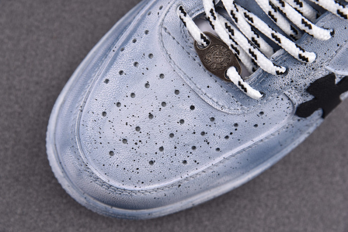 Ch*0me He**ts x nike air force 1 low 07 blue/black/white cw2288-111