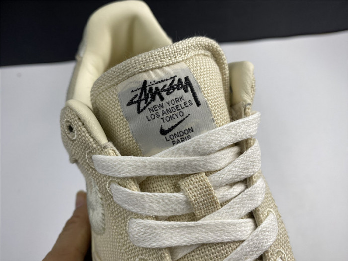 stussy nike air force 1 fossil cz9084-200