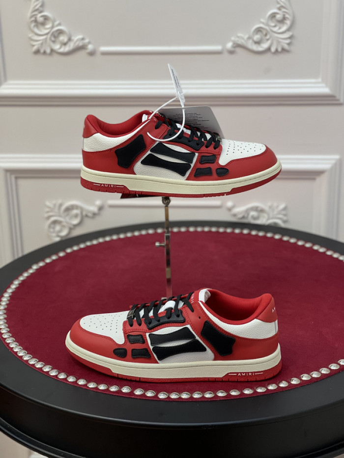 amiri* skel leather sneakers