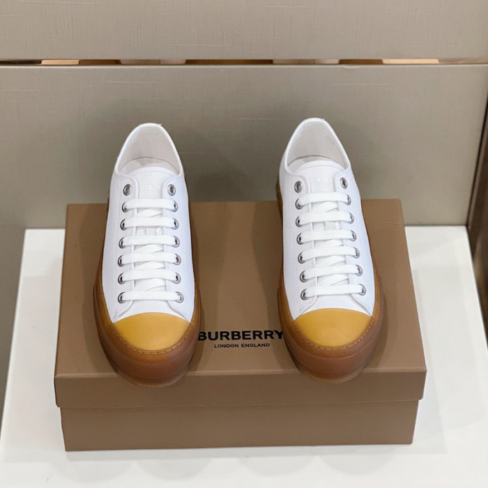 Bur*berry Vintage Check Cotton Sneakers