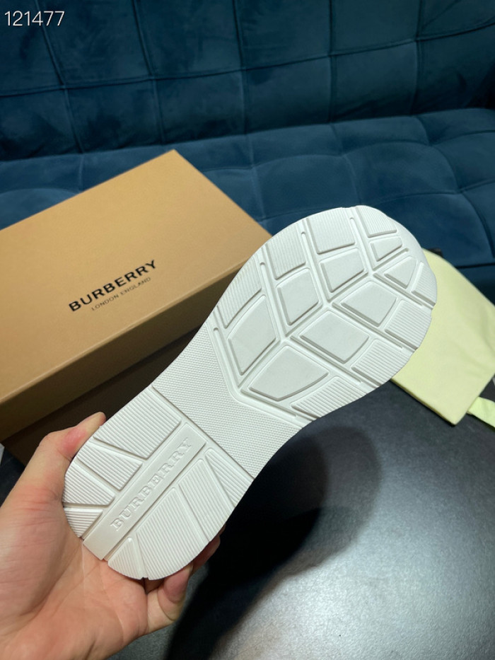 Bur*berry Vintage Check, Leather and Mesh Sneakers