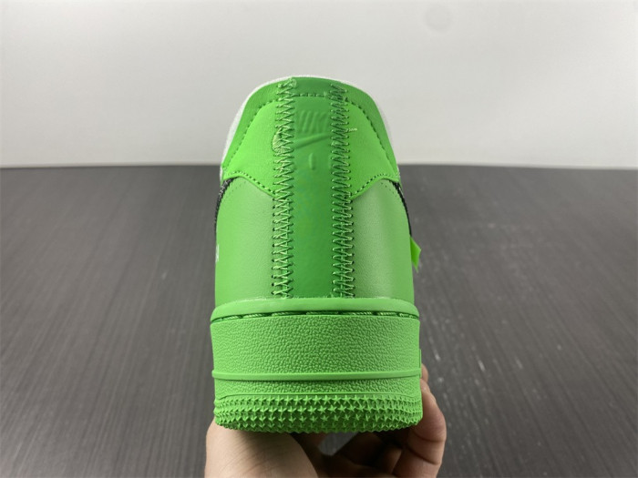 off-white x nike air force 1 low green dx1419-300