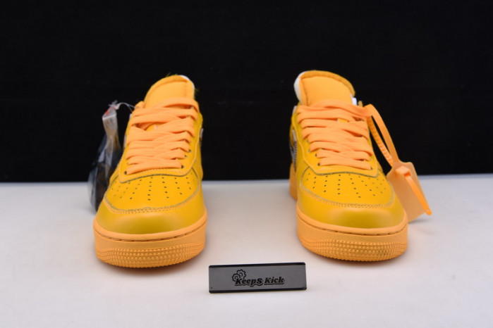 off-white nike air force 1 yellow university gold dd1876-700