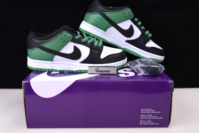 nike sb dunk low classic green bq6817-302