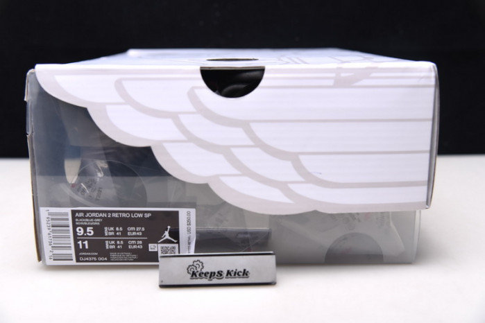 off white air jordan 2 black blue dj4375-004