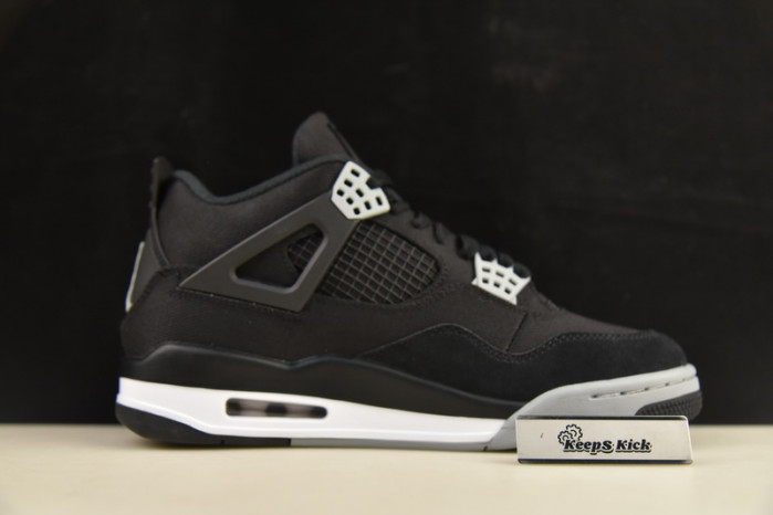 air jordan 4 "black canvas" dh7138-006