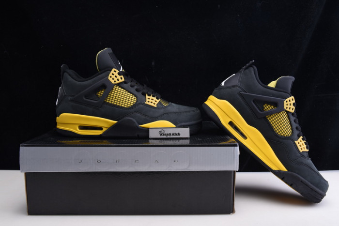 air jordan 4 retro thunder 308497-008 （box updated)
