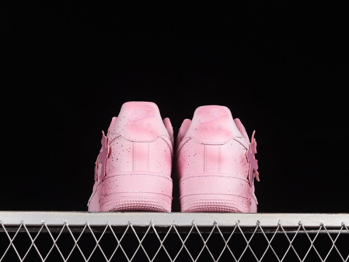 Ch*0me He**ts x nike air force 1 low 07 pink/pink/white dd8959-100